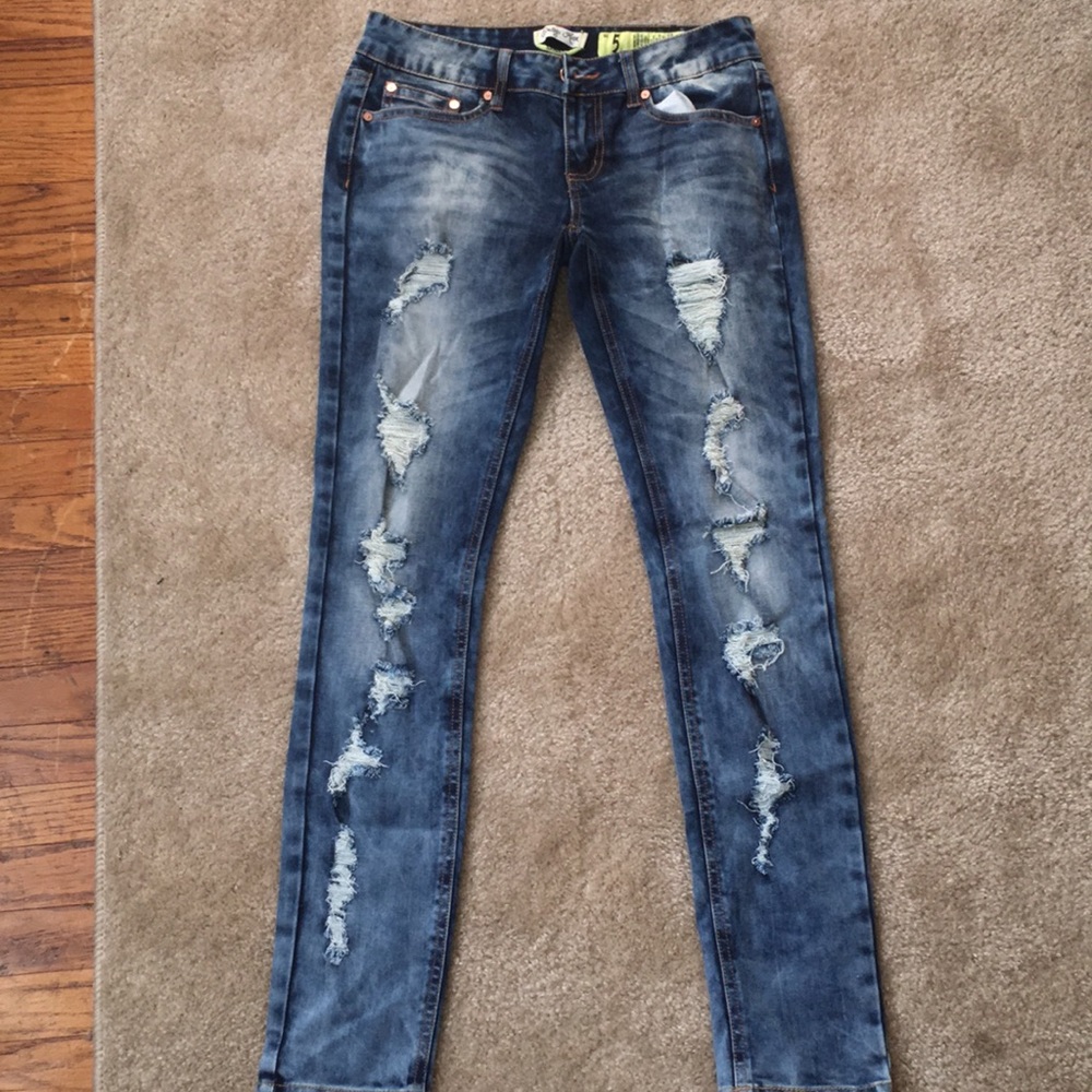 Ripped Blue Jeans